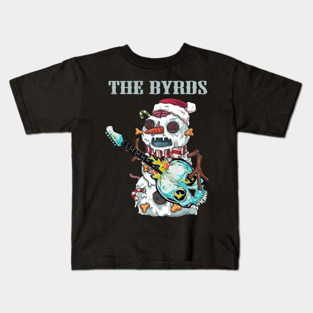 THE BYRDS BAND XMAS Kids T-Shirt by a.rialrizal